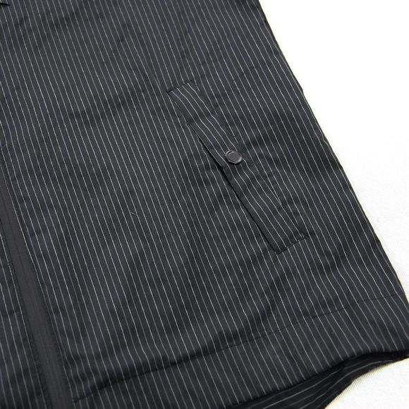 Lululemon Full Zip Vented Performance Reflective Jacket Black Striped Size L - Picture 9 of 11